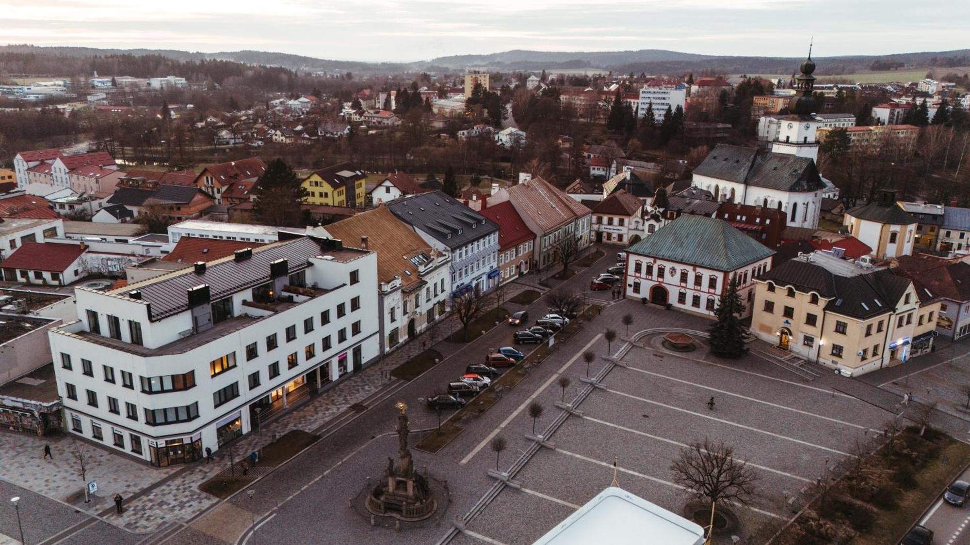 Byt 21 V Rezidenci Bily Lev Na Namesti Žďár nad Sázavou Eksteriør bilde